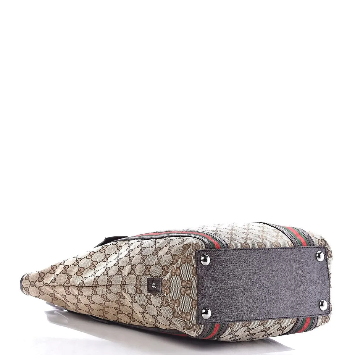 Gucci Web Tote Bag GG Canvas (Pre-Owned) - One Size sold by Zulily product image thumbnail 4