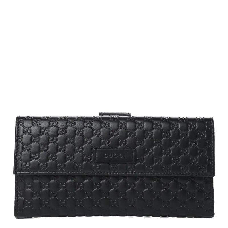 Gucci Continental Flap Wallet Guccissima Wallet (Pre-Owned) - One Size sold by Zulily