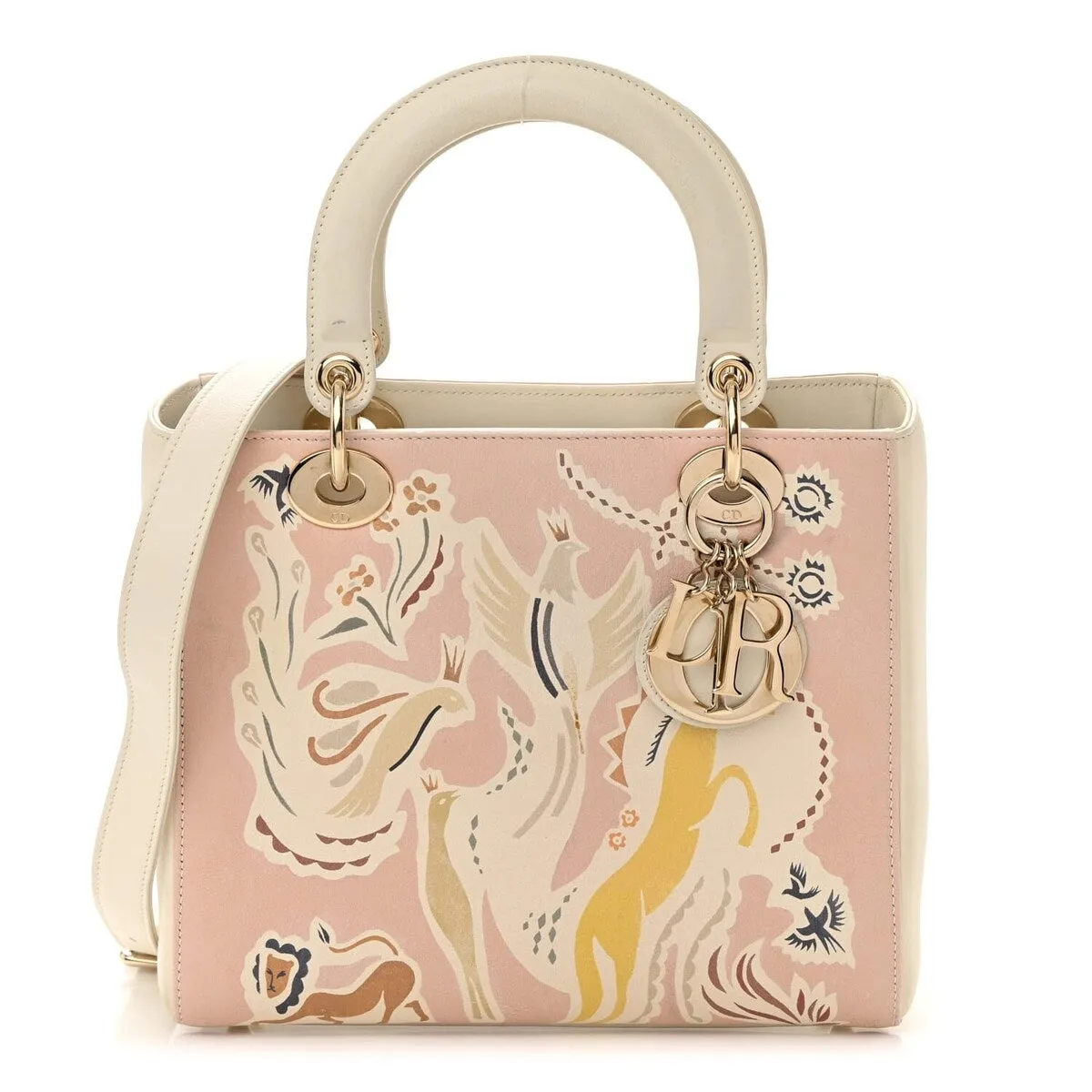 Dior Patent Cannage Mini Lady Dior Red (Pre-Owned) - Medium sold by Zulily