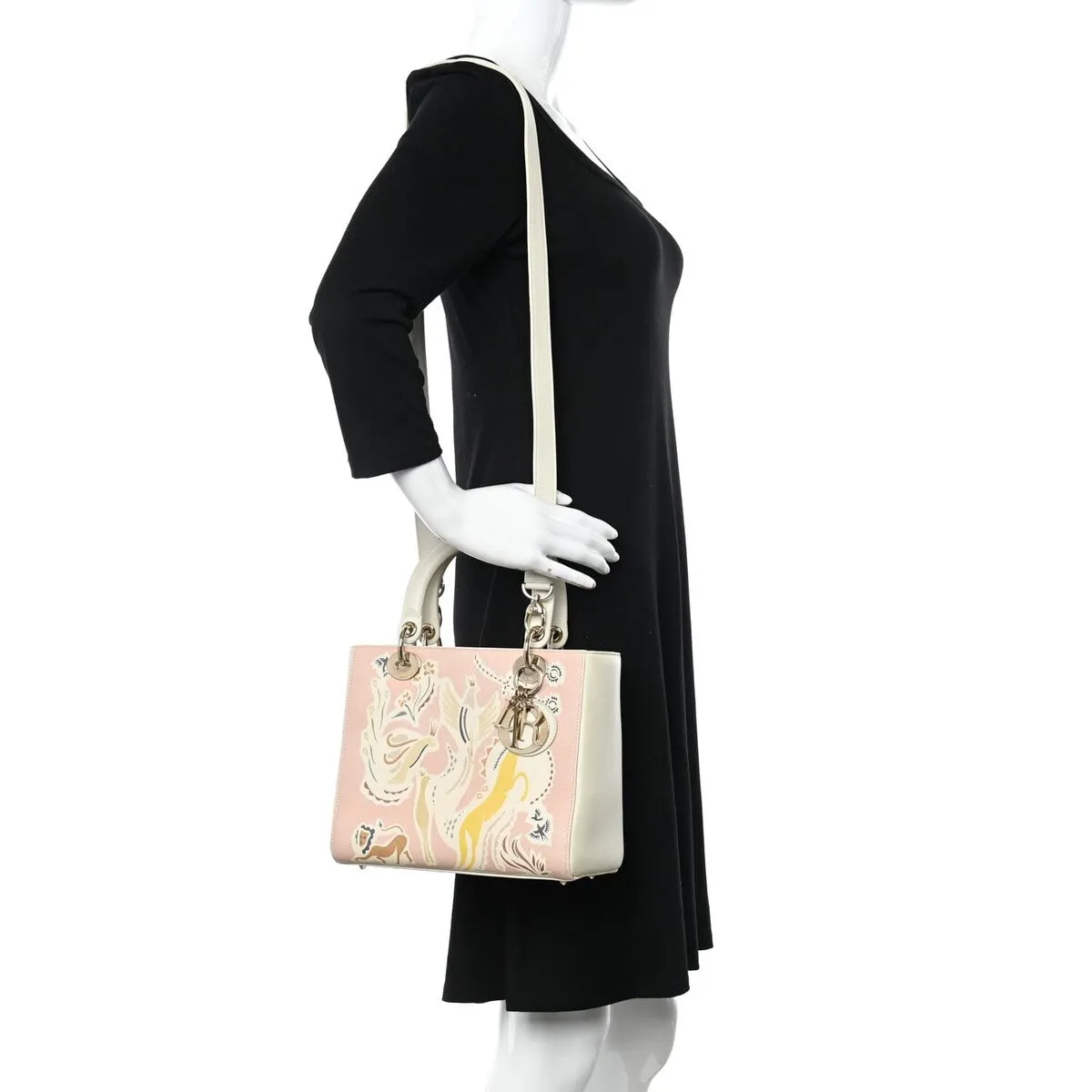 Dior Patent Cannage Mini Lady Dior Red (Pre-Owned) - Medium sold by Zulily product image thumbnail 2