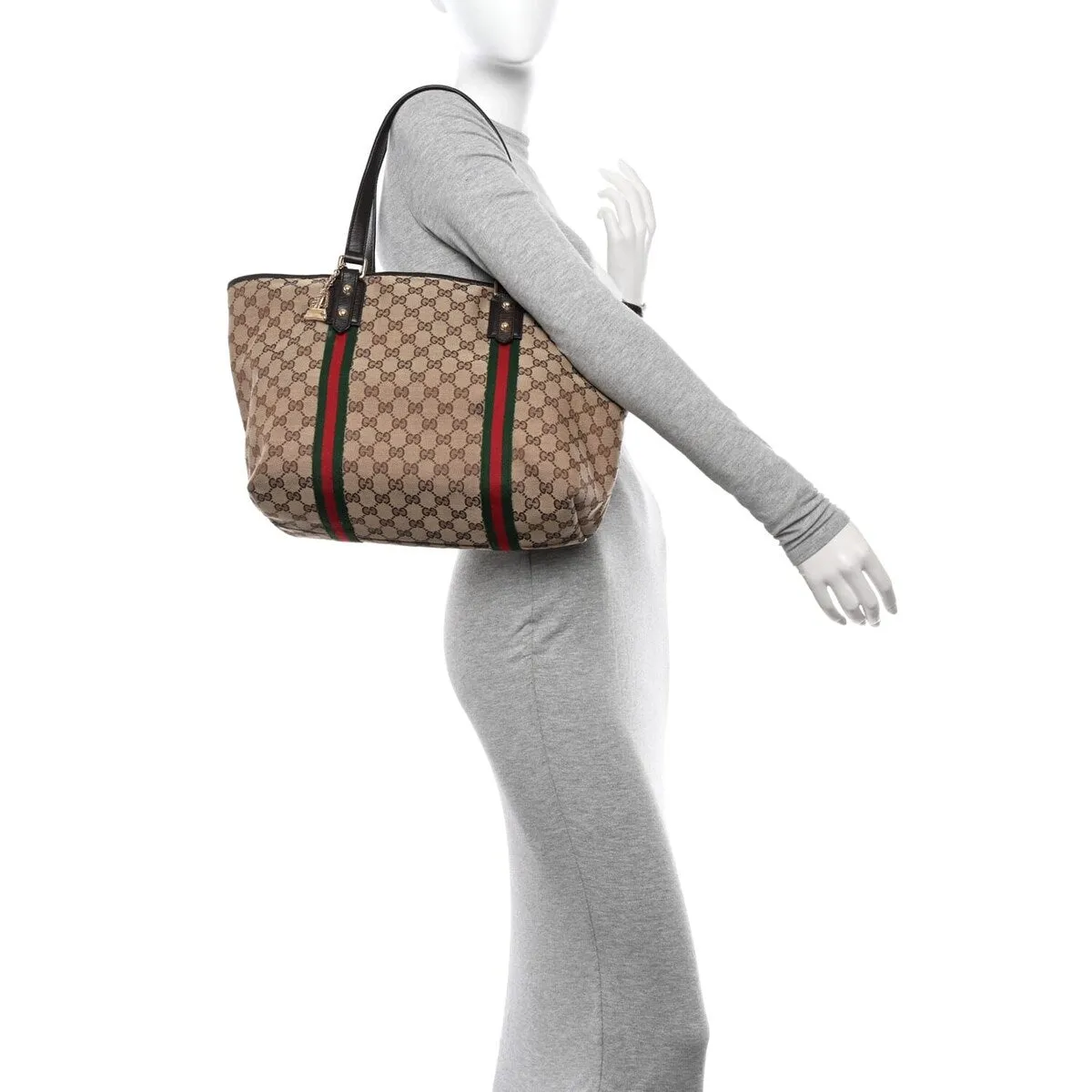 Gucci Tote Bag GG Canvas (Pre-Owned) - One Size sold by Zulily product image thumbnail 2