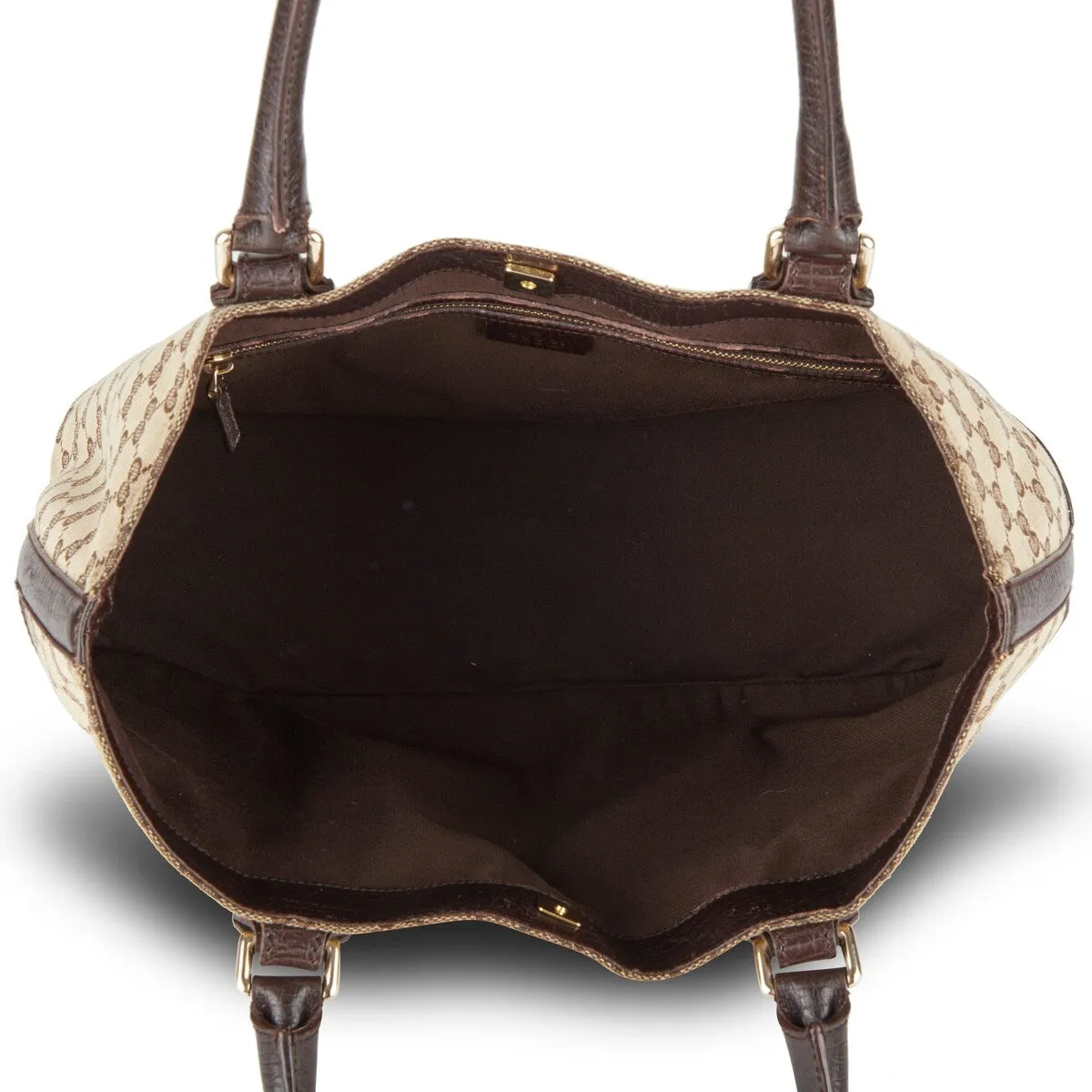 Gucci Horsebit Tote Bag GG Canvas (Pre-Owned) - One Size sold by Zulily product image thumbnail 4