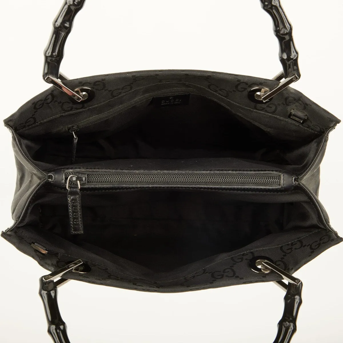 Gucci Bamboo Tote Bag GG Nylon (Pre-Owned) - One Size sold by Zulily product image thumbnail 4