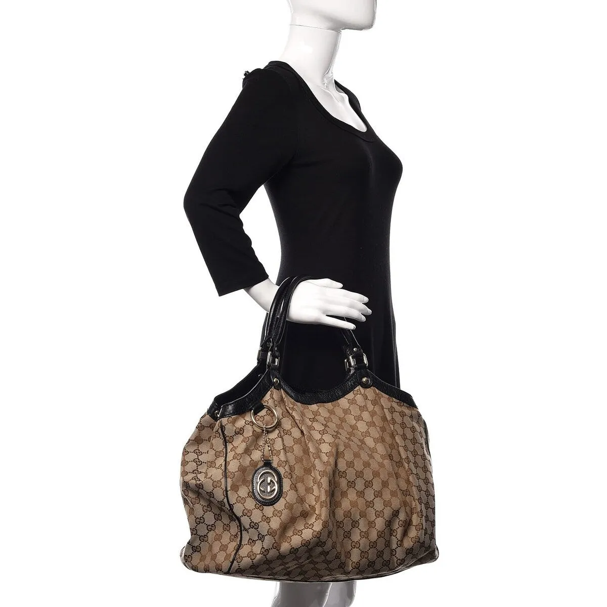 Gucci Sukey Tote Bag GG Canvas (Pre-Owned) - One Size sold by Zulily product image thumbnail 2
