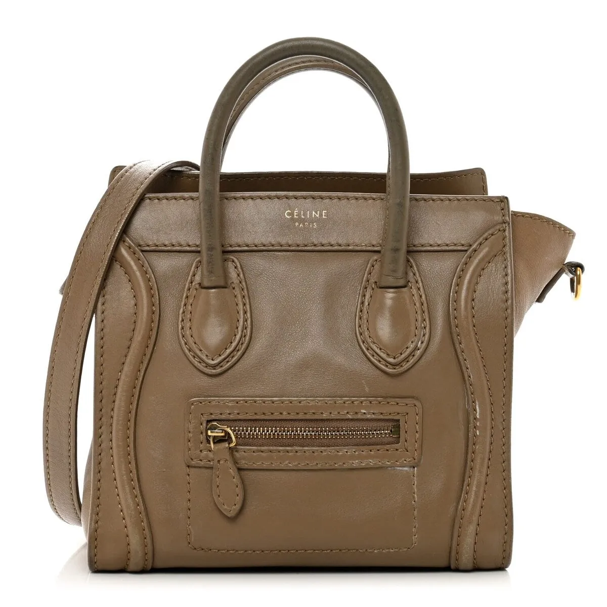 Celine Nano Luggage Smooth Leather (Pre-Owned) - One Size sold by Zulily