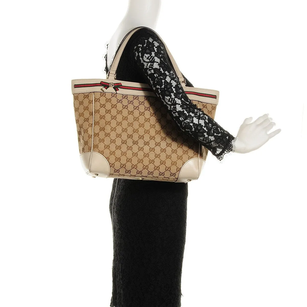 Gucci Princy Tote Bag GG Canvas (Pre-Owned) - One Size sold by Zulily product image thumbnail 2