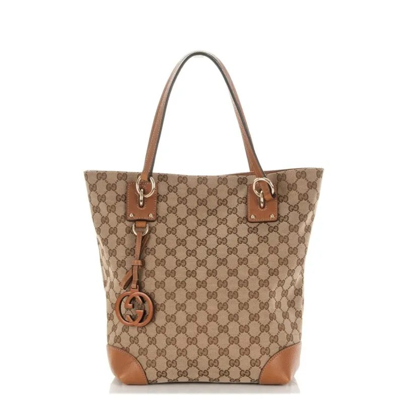 Gucci Tote Bag GG Canvas (Pre-Owned) - Medium sold by Zulily