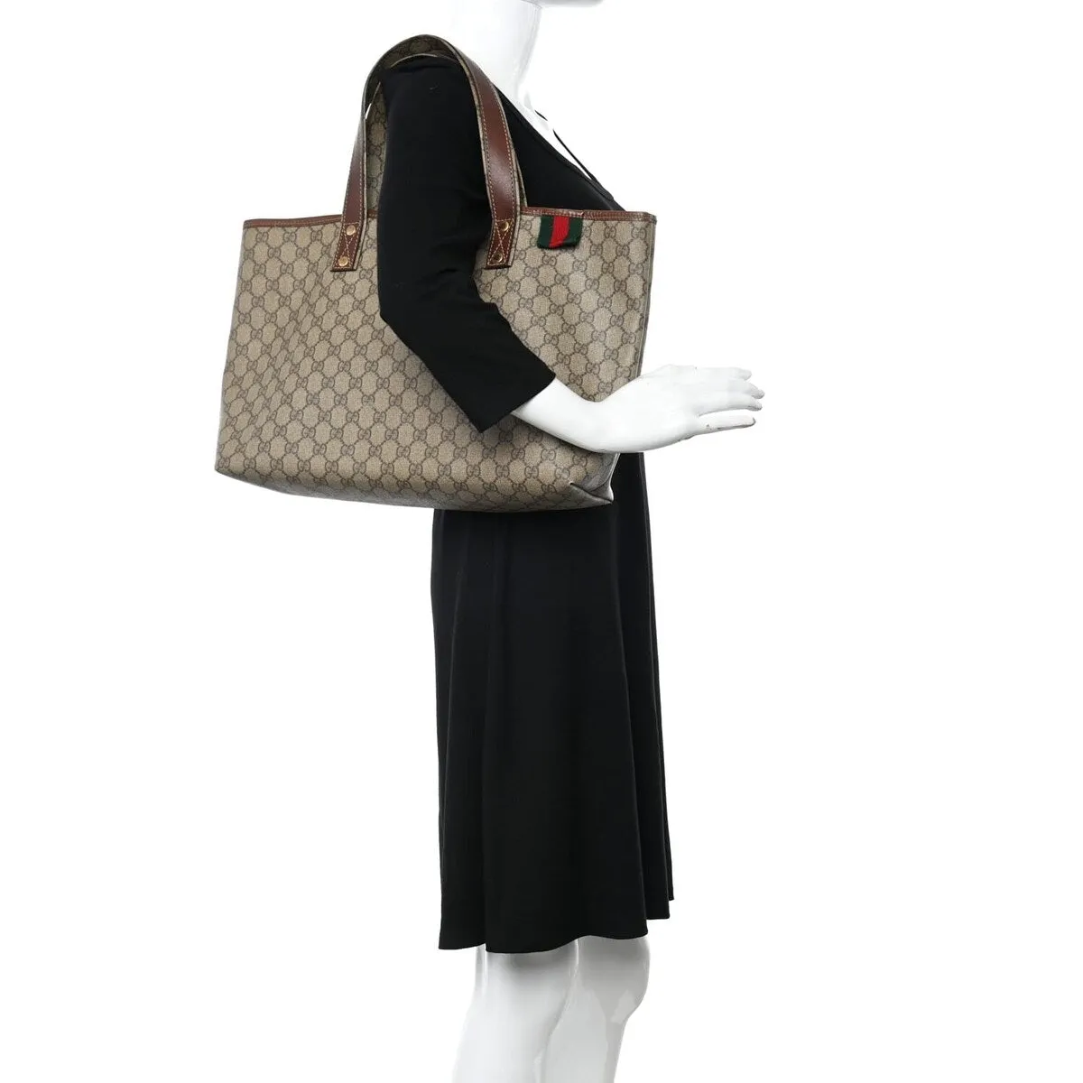 Gucci Tote Bag GG Supreme (Pre-Owned) - One Size sold by Zulily product image thumbnail 2