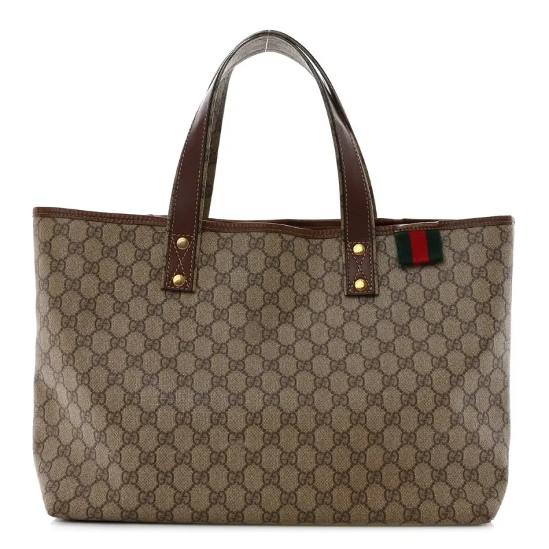 Gucci Tote Bag GG Supreme (Pre-Owned) - One Size sold by Zulily