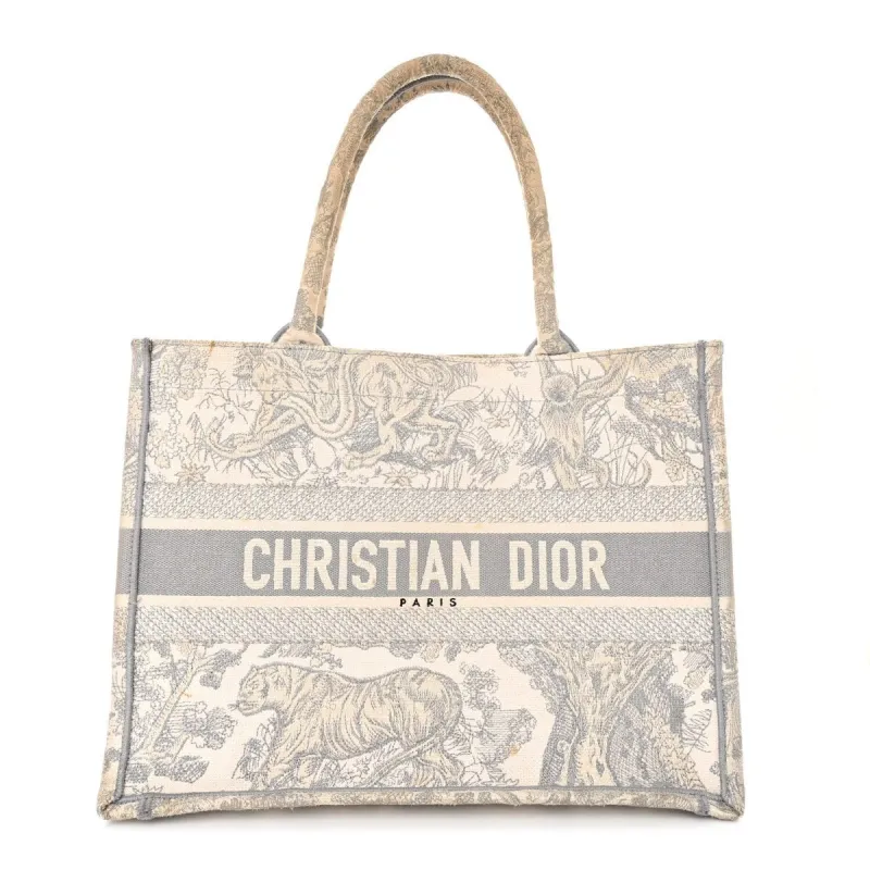 Dior Toile De Jouy Book Tote (Pre-Owned) - Medium sold by Zulily