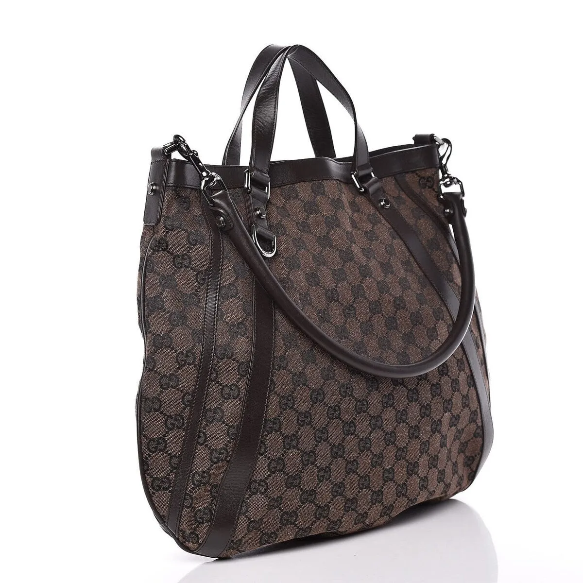 Gucci D-Gold Two-Way Tote Bag GG Canvas (Pre-Owned) - One Size sold by Zulily product image thumbnail 3