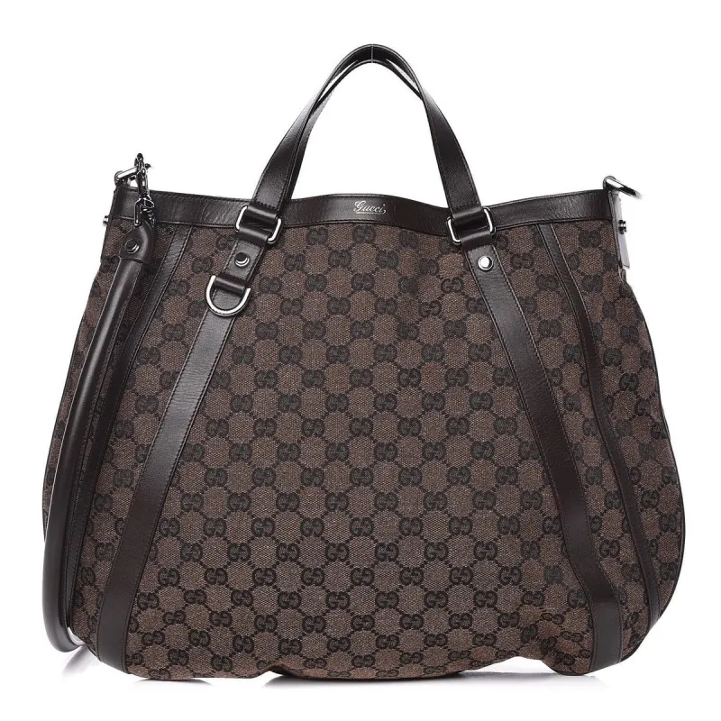 Gucci D-Gold Two-Way Tote Bag GG Canvas (Pre-Owned) - One Size made by Gucci