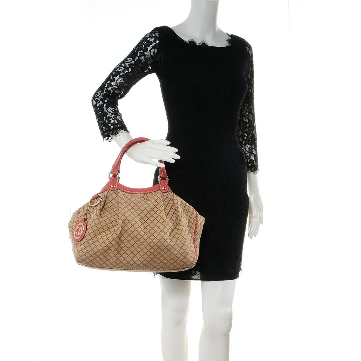 Gucci Sukey Tote Bag Diamante (Pre-Owned) - One Size sold by Zulily product image thumbnail 2