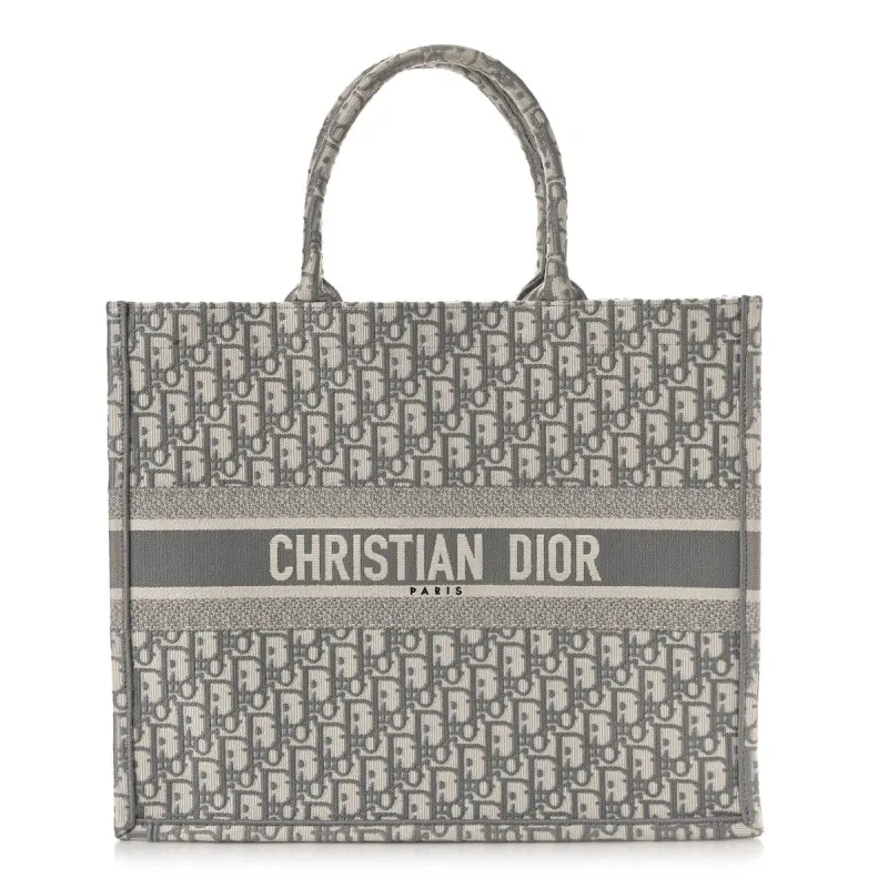 Dior Oblique Medium Book Tote Blue Multicolor (Pre-Owned) - One Size sold by Zulily