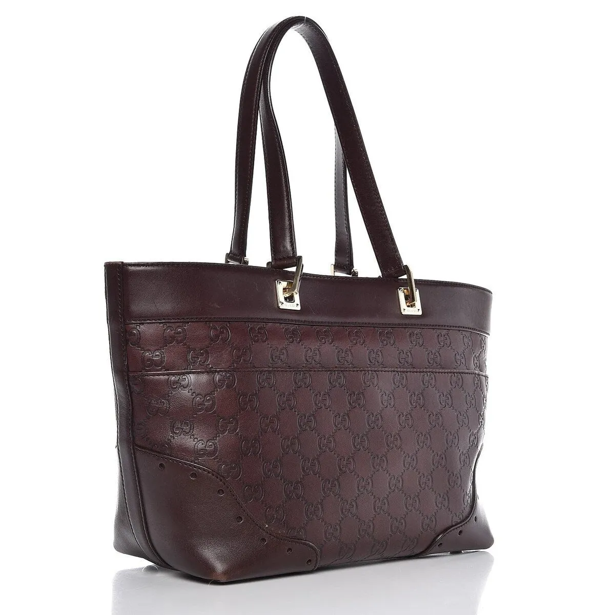 Gucci Horsebit Tote Bag Guccissima (Pre-Owned) - One Size sold by Zulily product image thumbnail 3