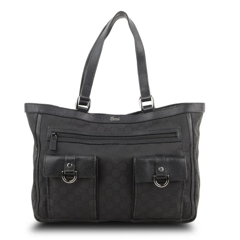 Gucci D-Gold Tote Bag GG Nylon (Pre-Owned) - One Size sold by Zulily