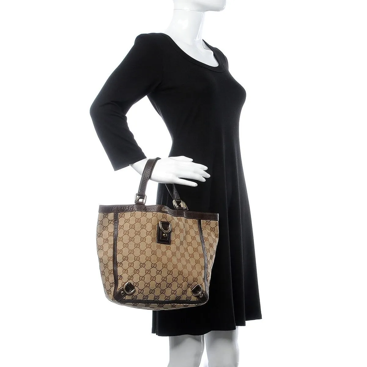 Gucci Abbey Tote Bag GG Canvas (Pre-Owned) - One Size sold by Zulily product image thumbnail 2