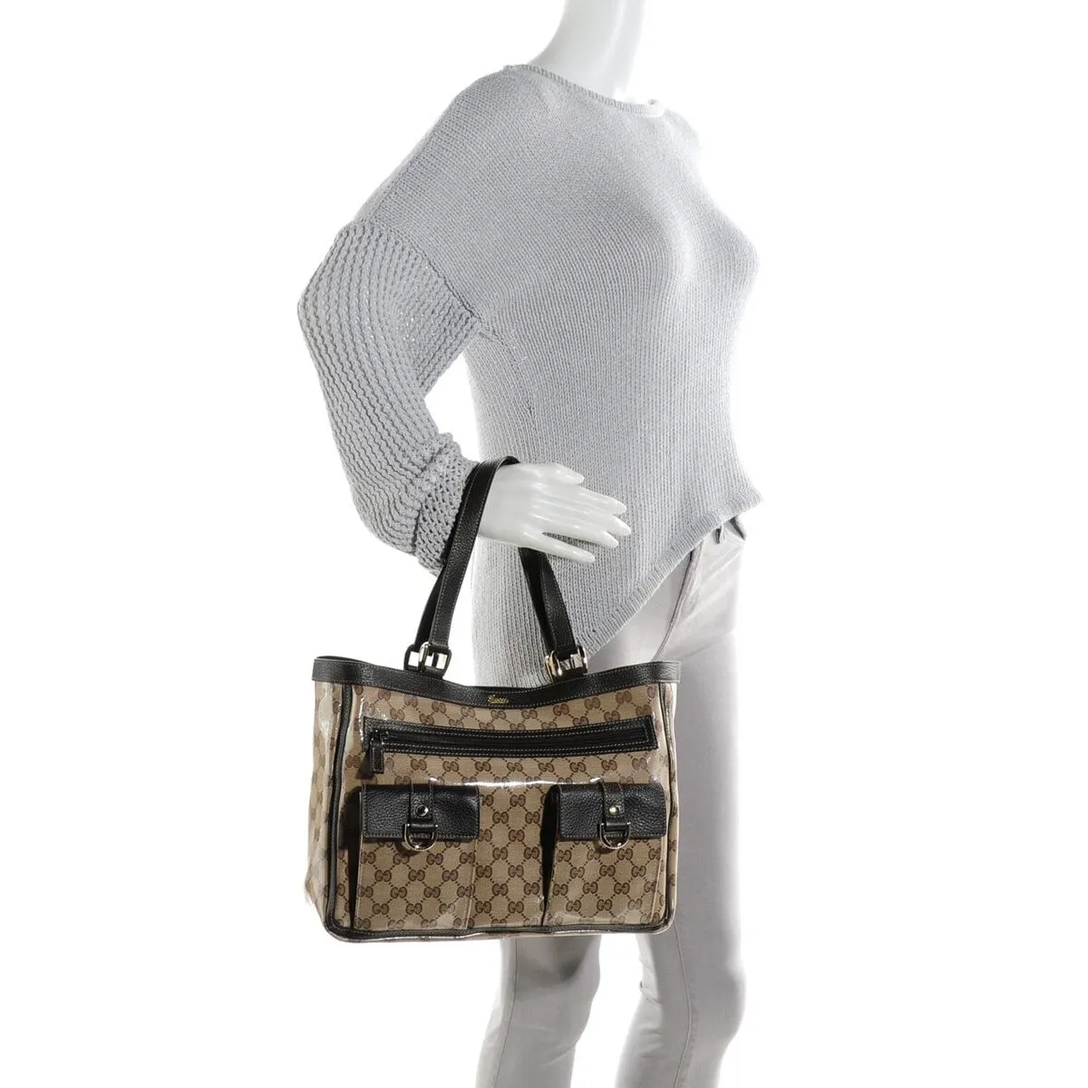Gucci D-Gold Tote Bag GG Crystal (Pre-Owned) - One Size sold by Zulily product image thumbnail 2