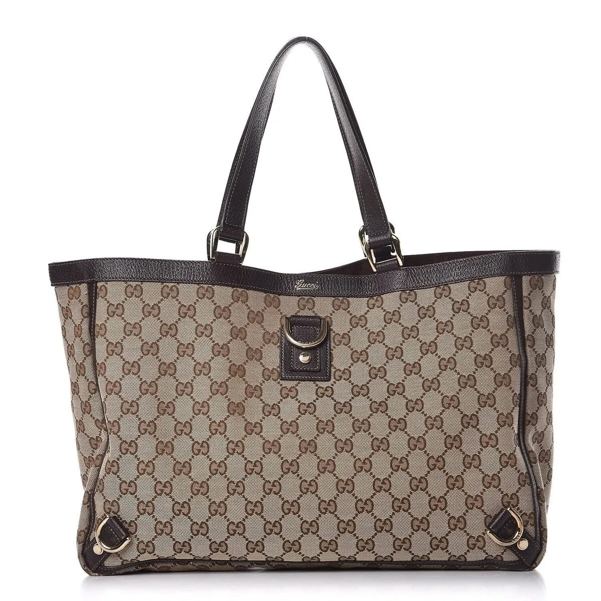 Gucci D-Gold Tote Bag GG Canvas (Pre-Owned) - One Size sold by Zulily
