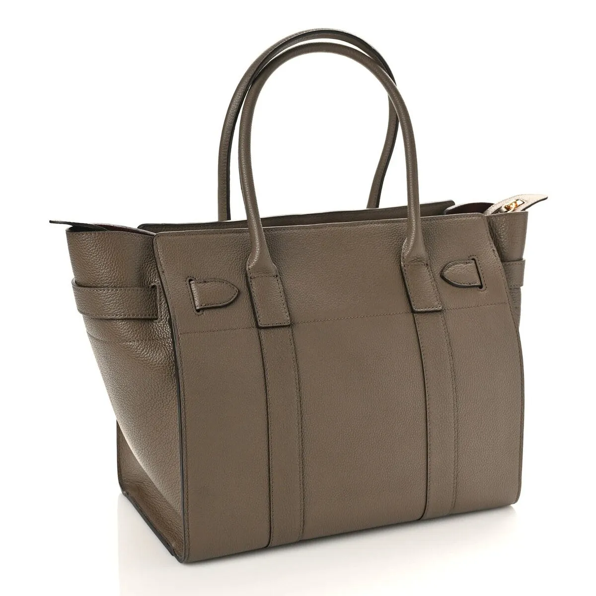 Mulberry Classic Grain Bayswater Zip Tote Clay (Pre-Owned) - One Size sold by Zulily product image thumbnail 3