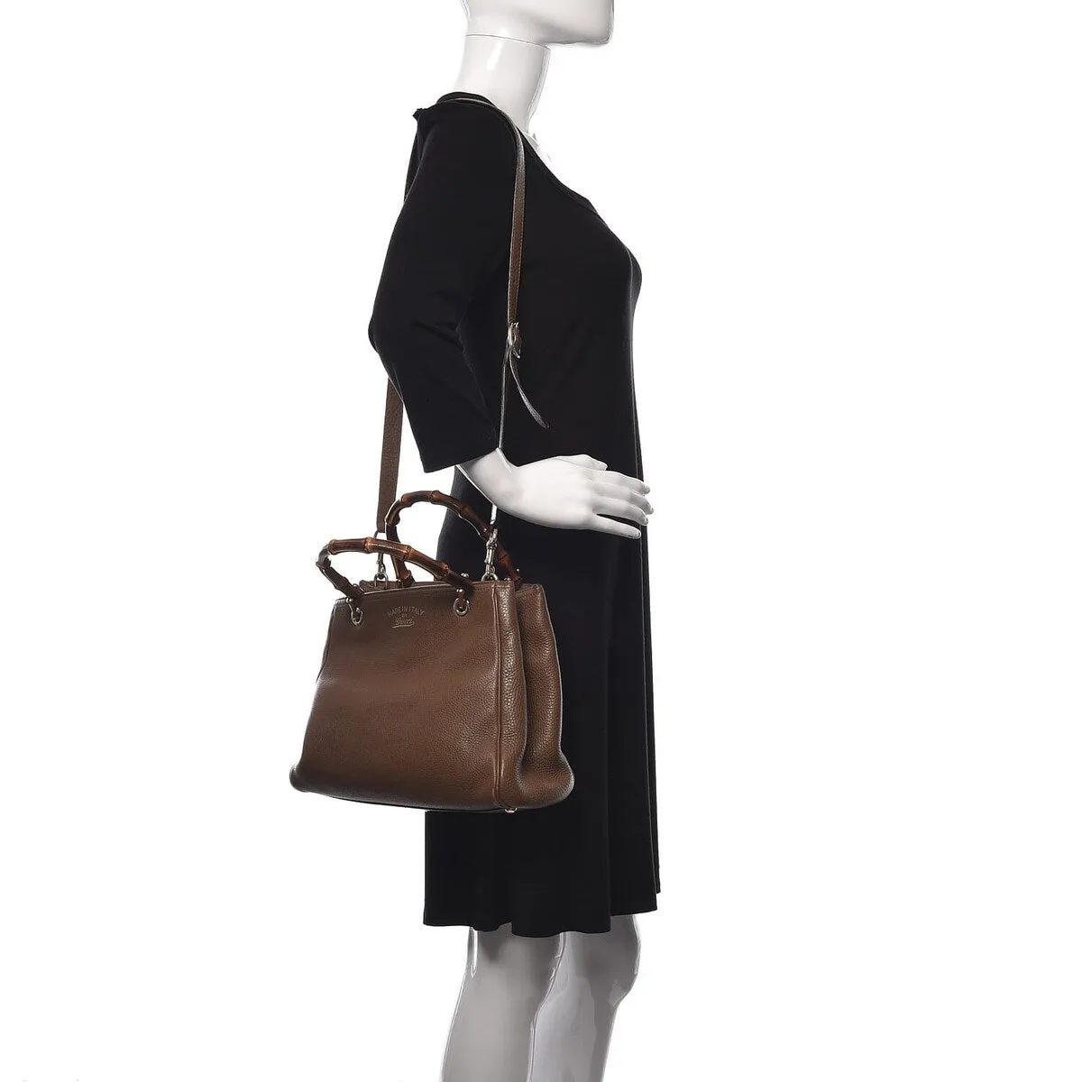 Gucci Bamboo Two-Way Tote Bag (Pre-Owned) - One Size sold by Zulily product image thumbnail 2