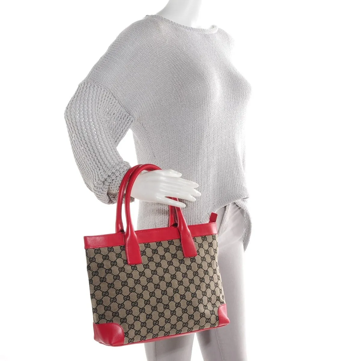 Gucci Tote Bag GG Canvas (Pre-Owned) - One Size sold by Zulily product image thumbnail 2