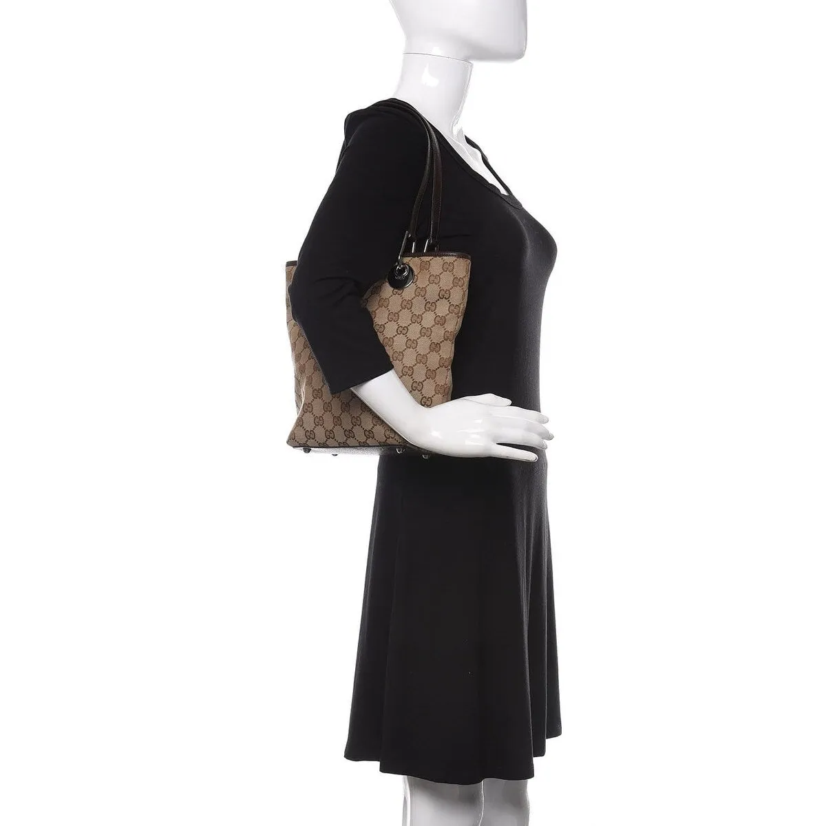 Gucci Eclipe Tote Bag GG Canvas (Pre-Owned) - One Size sold by Zulily product image thumbnail 2