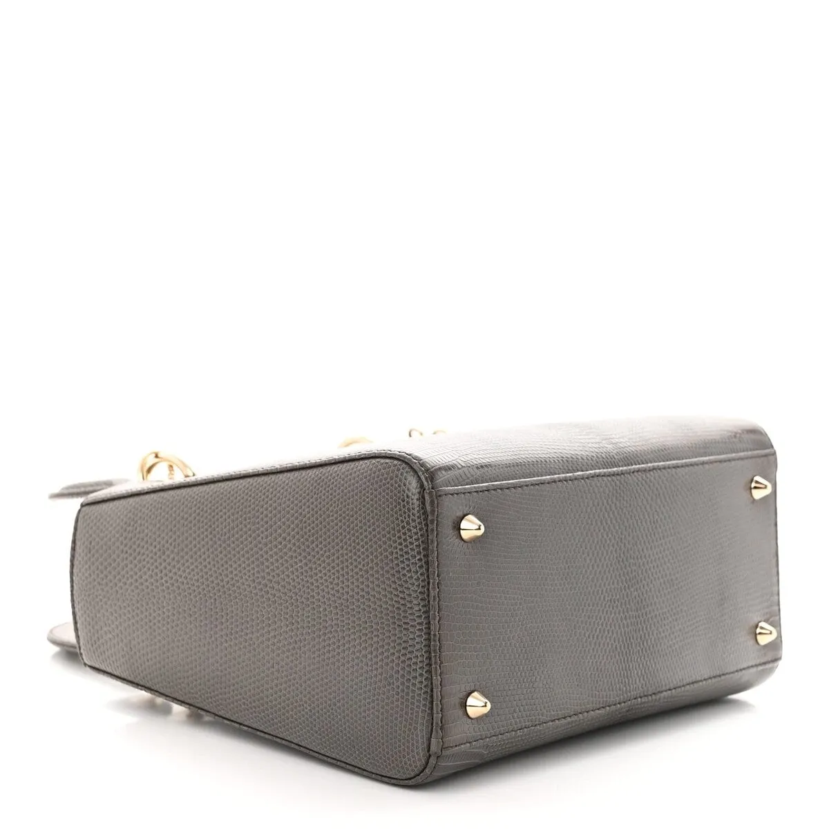 Dior Lizard Medium Lady Dior Grey (Pre-Owned) sold by Zulily product image thumbnail 4