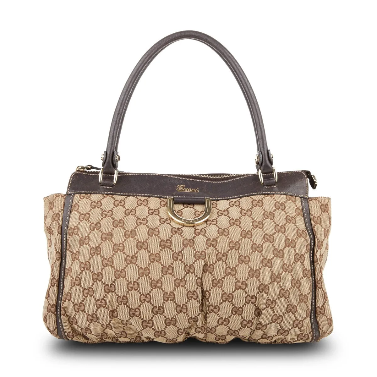 Gucci D-Gold Tote Bag GG Canvas (Pre-Owned) - One Size sold by Zulily