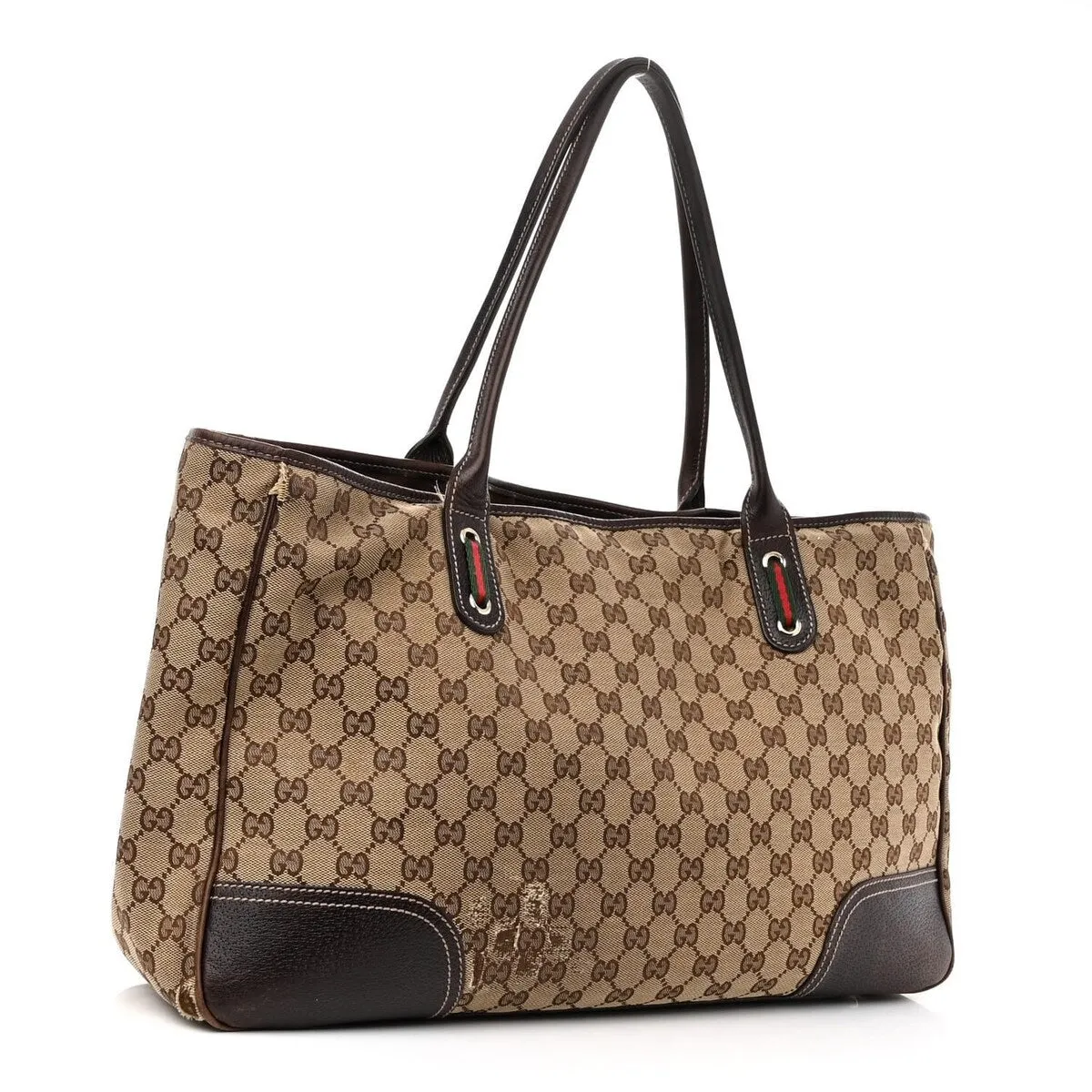 Gucci Monogram Large Princy Tote Dark Brown (Pre-Owned) sold by Zulily product image thumbnail 3