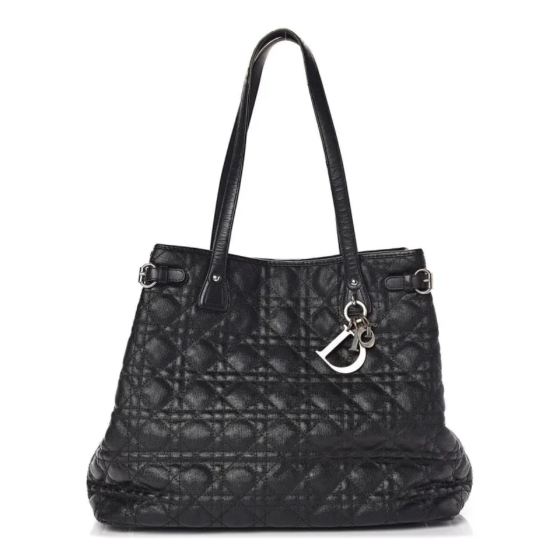Dior Panarea Tote Small Cannage (Pre-Owned) - One Size sold by Zulily