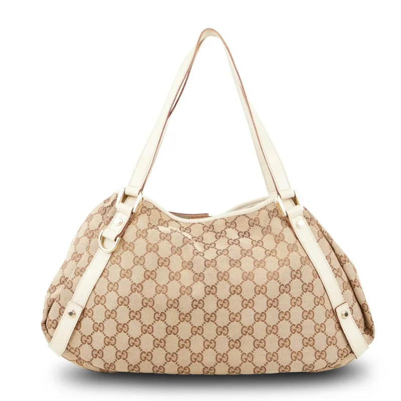 Gucci Abbey Tote Bag GG Canvas (Pre-Owned) - One Size sold by Zulily