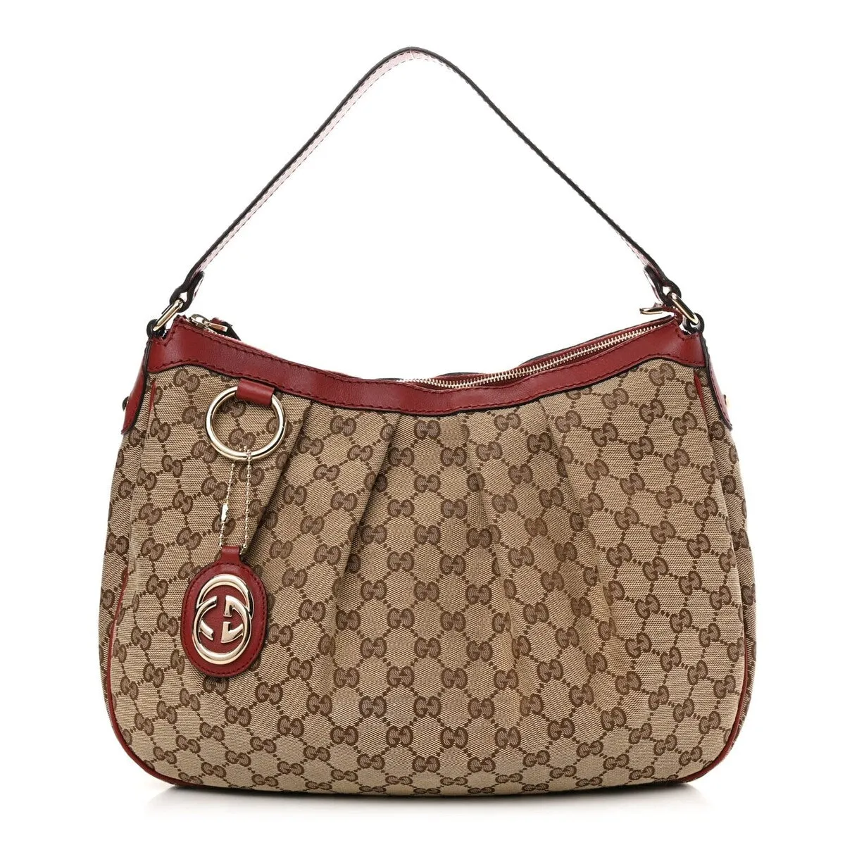 Gucci Sukey Shoulder Bag GG Canvas (Pre-Owned) - One Size sold by Zulily