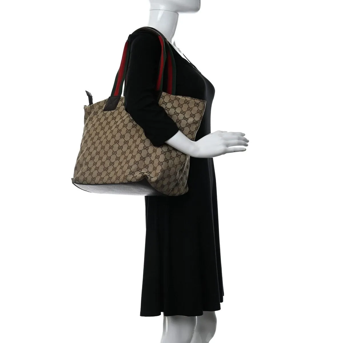 Gucci Original Tote Bag GG Canvas (Pre-Owned) - One Size sold by Zulily product image thumbnail 2