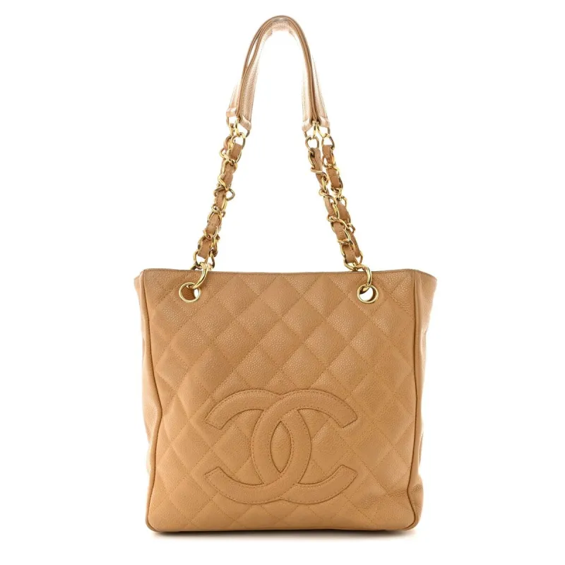 Chanel Petit Shopping Tote GHW Caviar (Pre-Owned) - One Size sold by Zulily