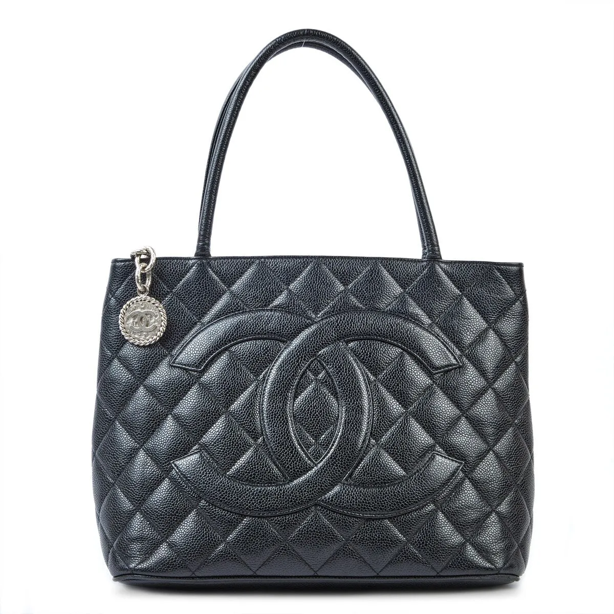 Chanel Medallion Tote SHW Caviar (Pre-Owned) - One Size sold by Zulily