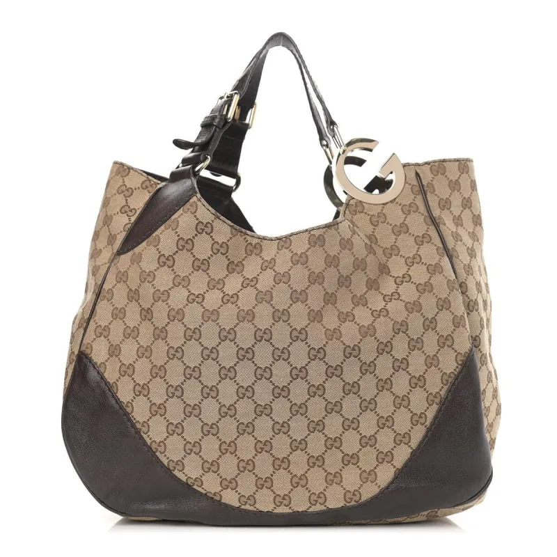 Gucci Charlotte Tote Bag GG Canvas (Pre-Owned) - One Size sold by Zulily