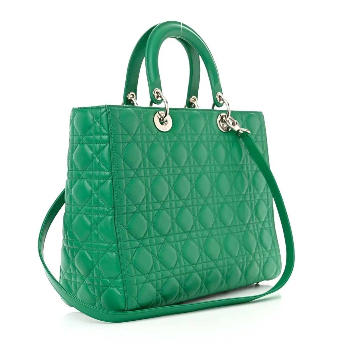 Dior Lady Dior Silver Hardware Cannage (Pre-Owned) - Large sold by Zulily product image thumbnail 3