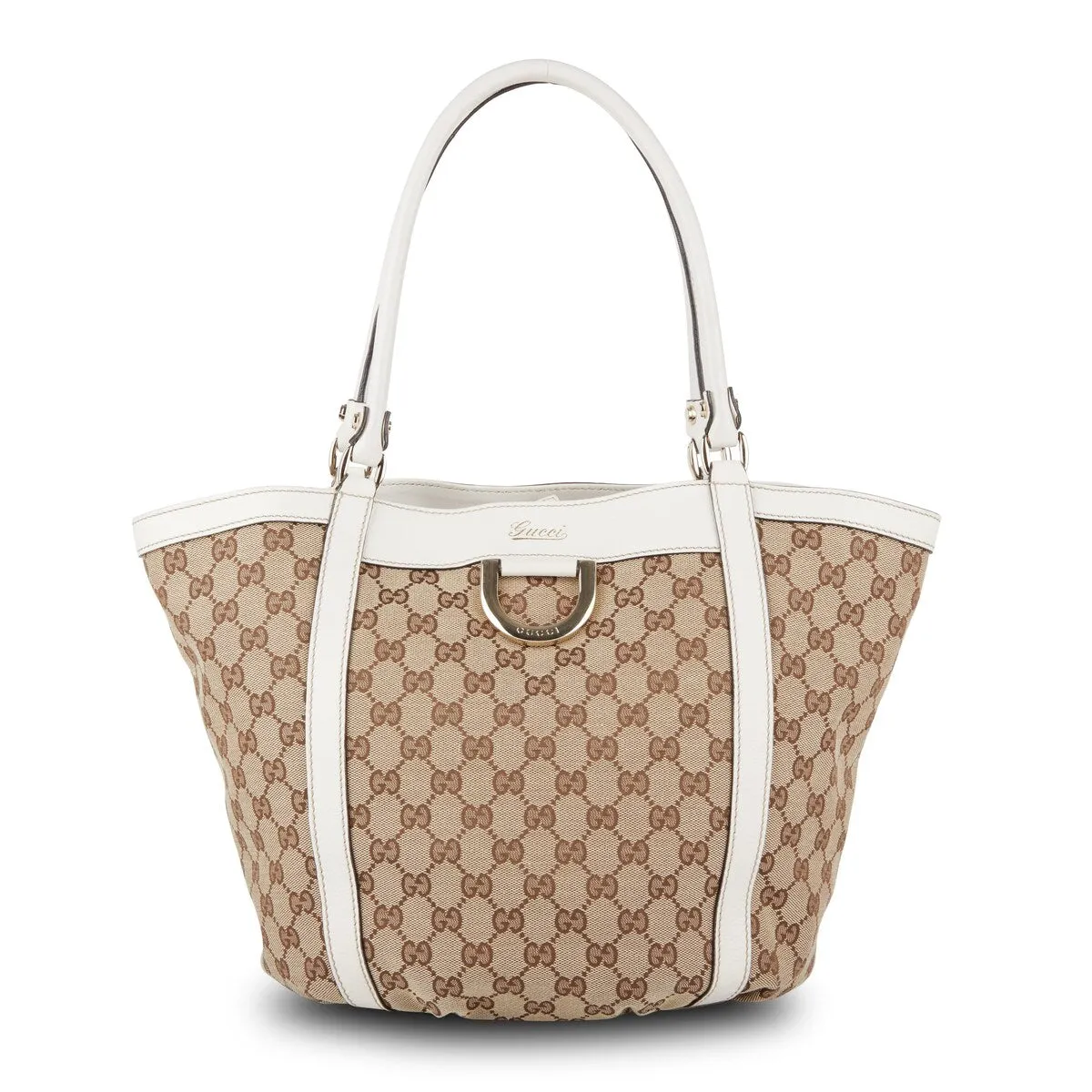 Gucci D-Gold Tote Bag GG Canvas (Pre-Owned) - One Size sold by Zulily