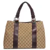 Gucci Bamboo Tote Bag 232947 GG Canvas (Pre-Owned) - One Size sold by Zulily