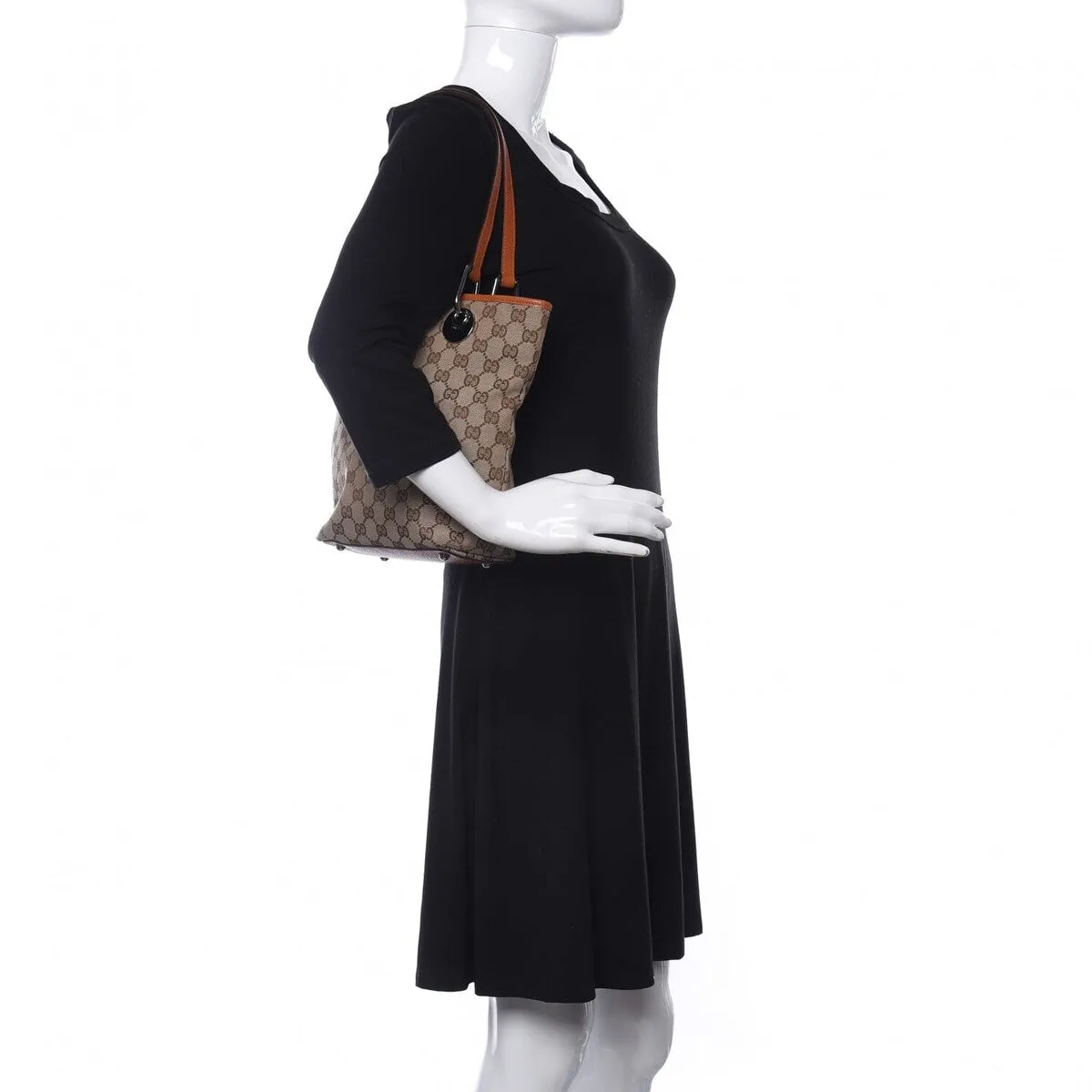 Gucci Eclipse Tote Bag GG Canvas (Pre-Owned) - One Size sold by Zulily product image thumbnail 2