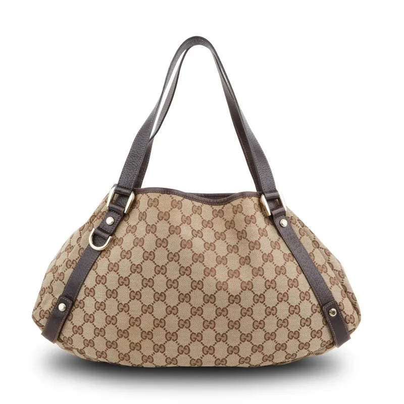 Gucci Abbey Tote Bag GG Canvas (Pre-Owned) - One Size sold by Zulily