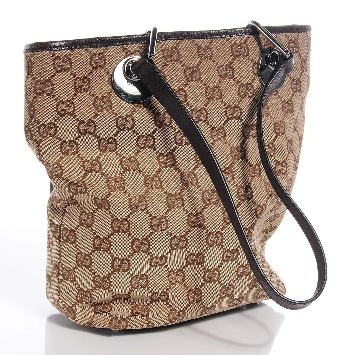 Gucci Eclipe Tote Bag GG Canvas (Pre-Owned) - One Size sold by Zulily product image thumbnail 3