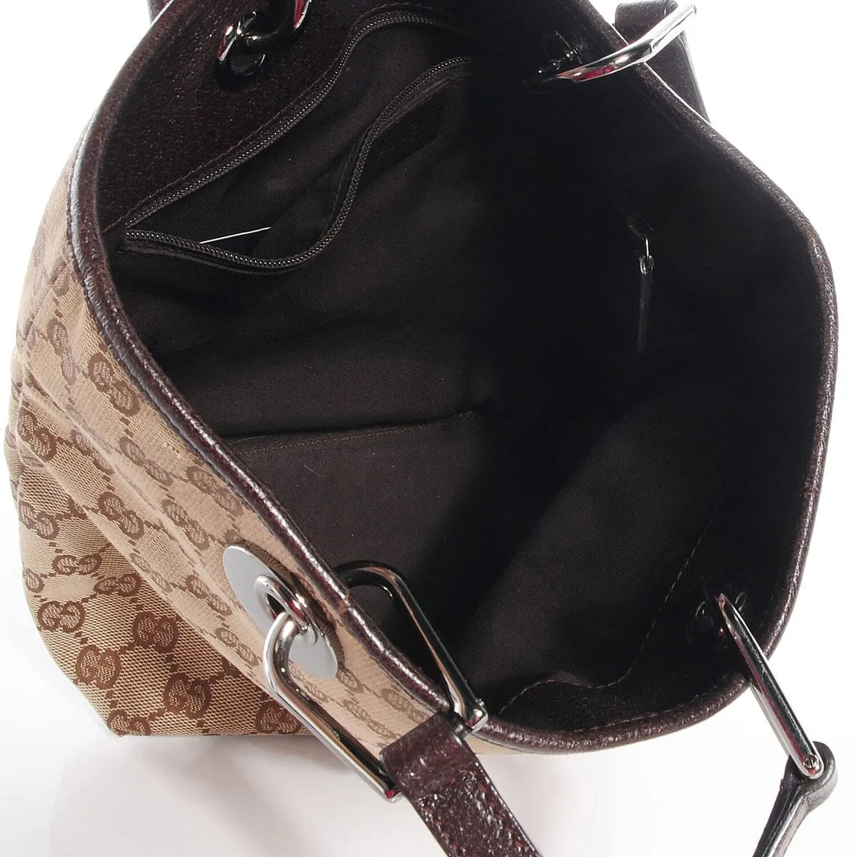 Gucci Eclipe Tote Bag GG Canvas (Pre-Owned) - One Size sold by Zulily product image thumbnail 5