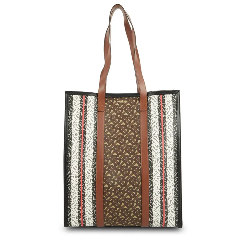 Burberry TB North South Tote Bag TB Canvas (Pre-Owned) - One Size sold by Zulily