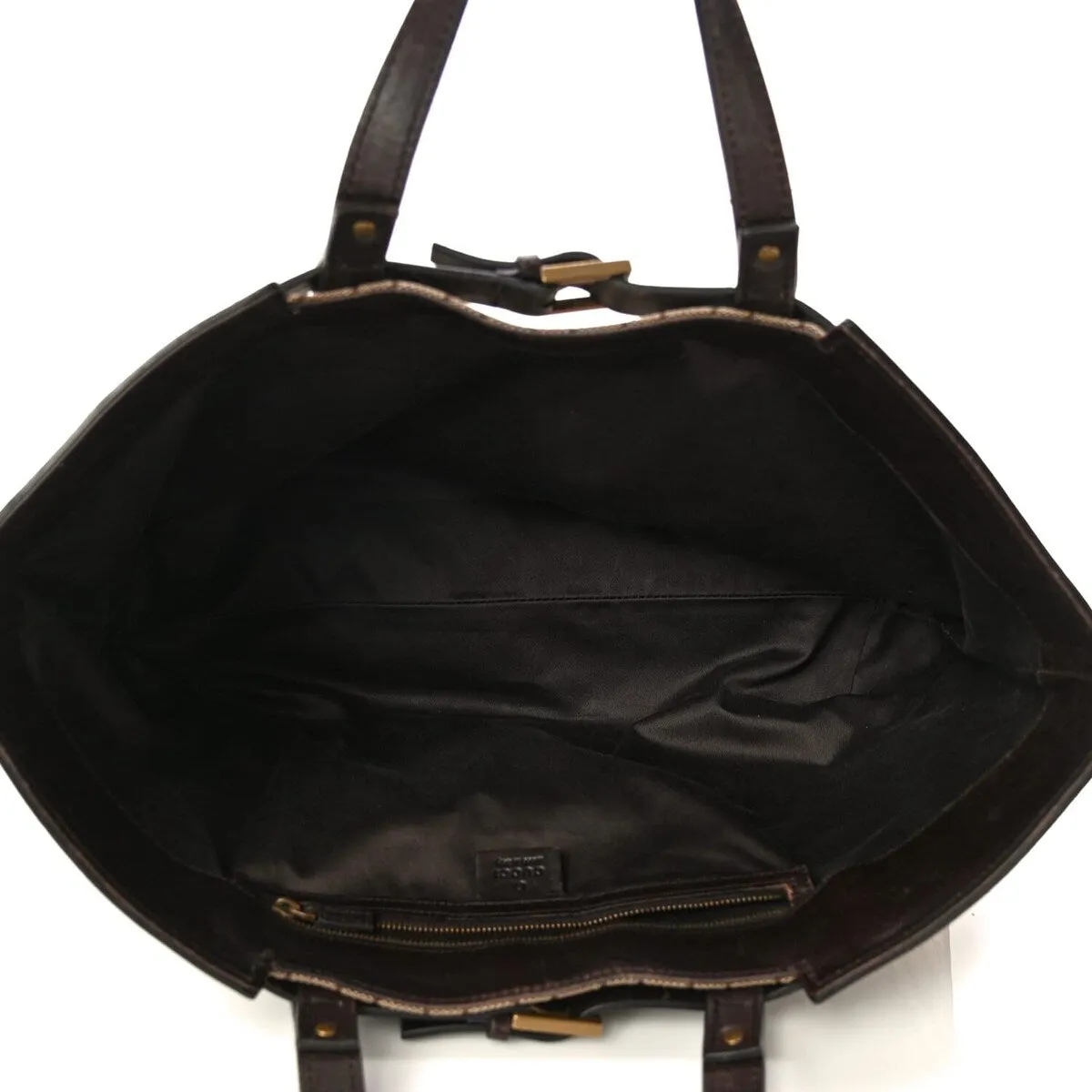 Gucci Tote Bag GG Canvas (Pre-Owned) - One Size sold by Zulily product image thumbnail 5