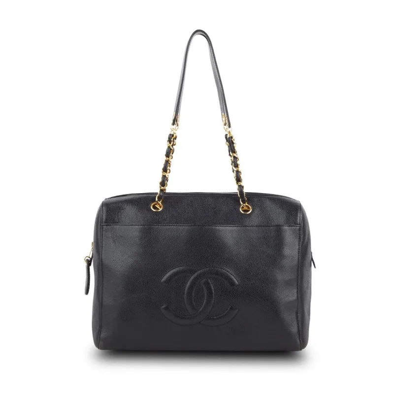 Chanel CC Dome Tote Bag Caviar (Pre-Owned) - One Size sold by Zulily