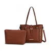 Mkfcollection Raya Shoulder Bag And Set Vegan Leather Designer Handbag sold by Zulily