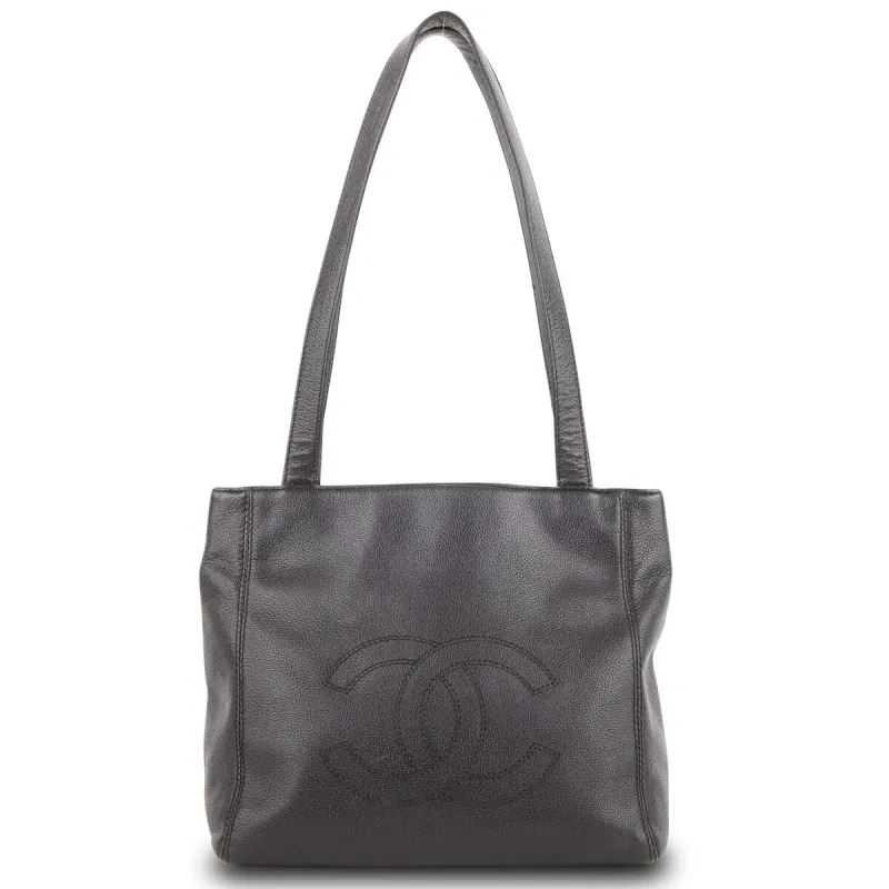 Chanel Caviar CC Tote Bag (Pre-Owned) - One Size sold by Zulily