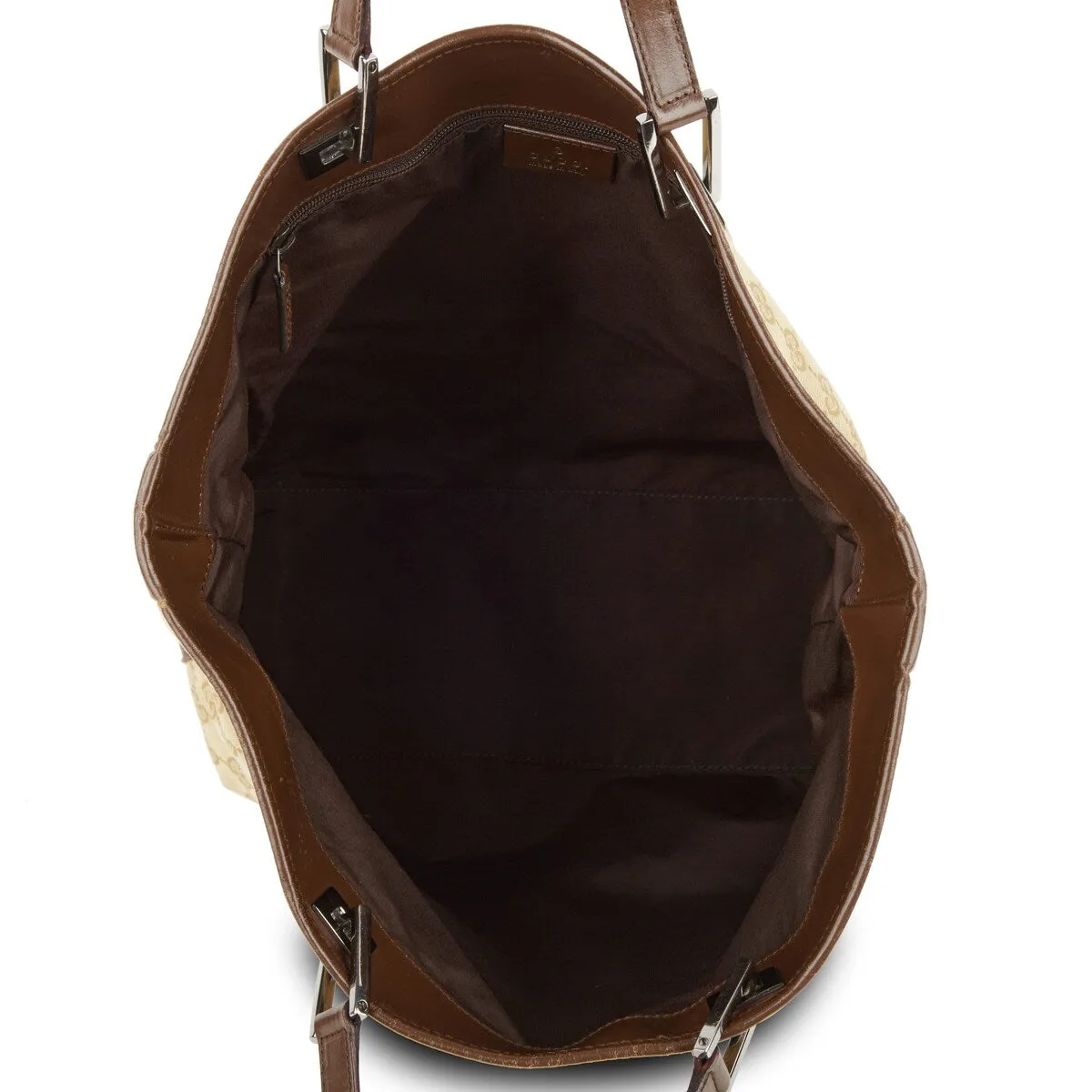 Gucci Eclipse Tote Bag GG Canvas (Pre-Owned) - One Size sold by Zulily product image thumbnail 4